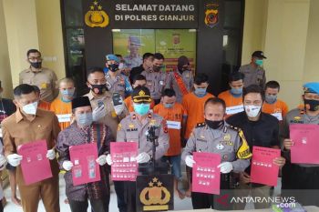 Polres Cianjur tangkap 11 orang bandar narkoba