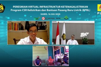 Menteri ESDM resmikan pembangkit listrik total 555 MW tersebar