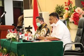 Gubernur paparkan kesiapan pilkada di Sulut ke Menteri Tito