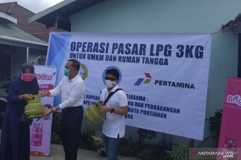 Diskumdag Kota Pontianak dan Pertamina gelar operasi pasar elpiji subsidi