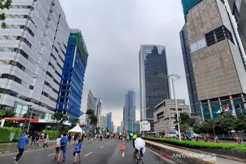Cuaca cerah warnai wilayah Jakarta pada Selasa pagi