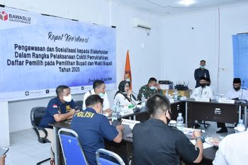 Bawaslu Bengkalis sosialisasi Coklit pemutakhiran
