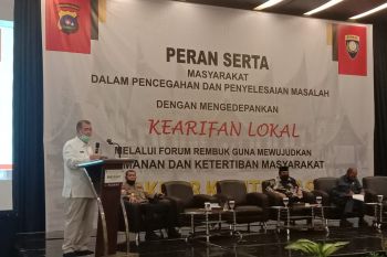 Realize security and discipline with local cultural wisdom: Nasrul Abit
