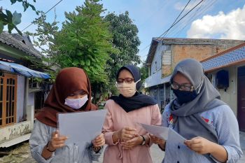 Mahasiswa KKN UNDIP ajak warga Batam gunakan masker dengan benar