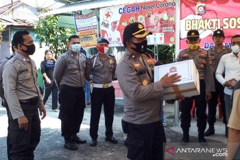 Polres OKU bantu 10 ton beras untuk warga kurang mampu terdampak COVID-19