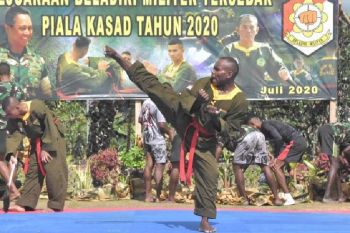 Putra Papua Prada Rajami Uryor juara lomba BDM piala KASAD