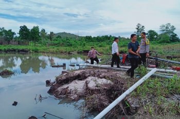 Tim gabungan hentikan kegiatan penambangan pasir ilegal di Bintan