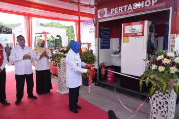 Wabup Sleman meresmikan Pertashop Pertamina di Kecamatan Cangkringan