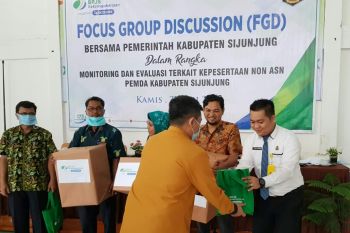 BP Jamsostek Sijunjung tandatangani kesepakatan perlindungan guru honorer