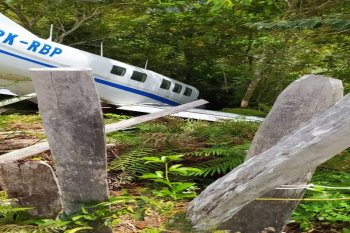 Bawa bansos, Pesawat Tariku mengalami kecelakaan di Distrik Siriwo Paniai