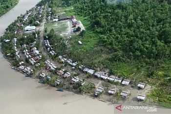 Dua kampung di pesisir Mimika masih terendam banjir