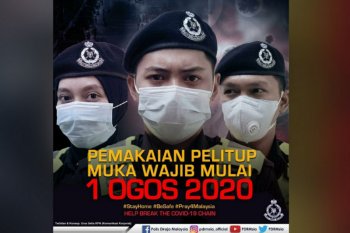Malaysia tak wajibkan pengguna kendaraan pribadi gunakan masker