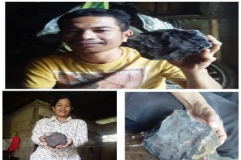 Viral! Batu jatuh dari langit ke rumah warga ditawar Rp200 juta, Pemilik: tak akan saya jual