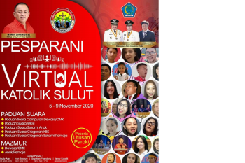 LP3KD gelar Pesparani Virtual Katolik Sulut 2020
