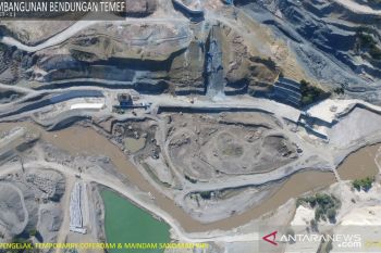 Pembangunan Bendungan Temef capai 42,3 persen