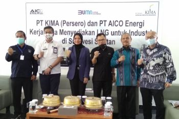 PT KIMA gandeng PT AICO Energi sediakan LNG untuk industri di Sulsel