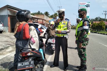 Bukti tilang dikeluarkan polisi Pariaman turun drastis jadi 182 selama Operasi Patuh Singgalang 2020