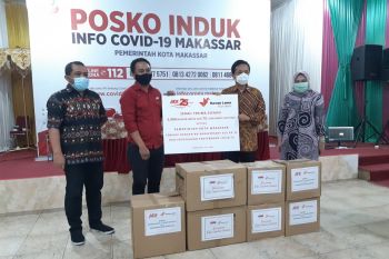Pemkot Makassar terima bantuan perlengkapan APD dari Kawan Lama Foundation