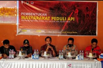 Manggala Agni Sultra bentuk masyarakat peduli api cegah karhutla