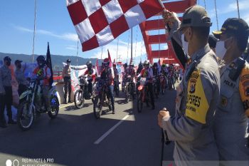 200 pengendara ikuti 'Adventure Merah Putih' sepanjang 340 KM