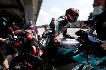 Quartararo 'tersiksa' balapan di Brno