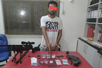 Tengah menimbang sabu, pemuda di Sumbawa ini dibekuk polisi