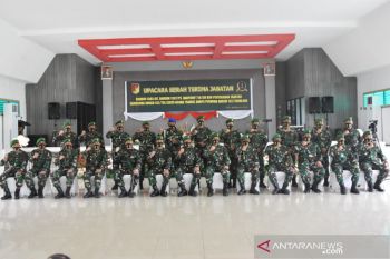 Empat pejabat di lingkup Korem 132/Tadulako sertijab