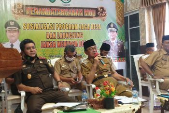 Bupati dan Kajari Inhil teken MoU Program Jaga Desa dan Jaksa Menyapa
