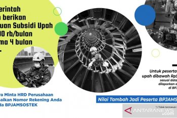BPJAMSOSTEK kumpulkan rekening peserta program Bantuan Subsidi Upah Pemerintah