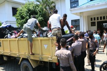 Polisi Jayapura amankan 19 sepeda motor hasil curian dari asrama mahasiswa