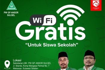 GP Ansor Sulsel siapkan wifi gratis sambut HUT Kemerdekaan RI