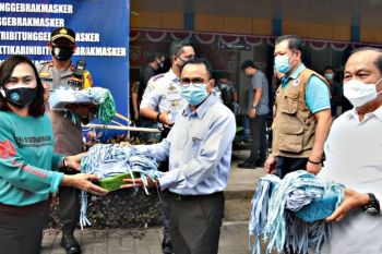 Pemerintah Kota Bitung kampanyekan program "Gebrak Masker" cegah COVID-19
