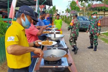 Sambut Dirgahayu RI, Koramil Lahei gelar lomba masak