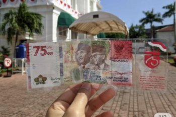 BI menambah kuota penukaran uang kertas Rp75.000 jadi dua kali lipat