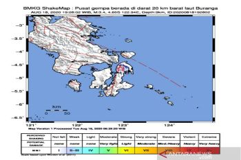 Sehari, wilayah Buton diguncang gempa tiga kali