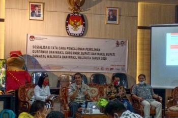 KPU Poso  gelar sosialisasi tata cara pencalonan pilkada