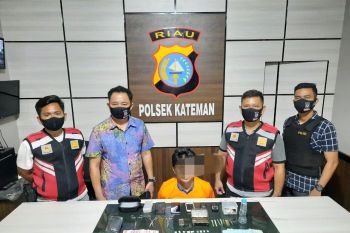 Polisi tangkap seorang warga Kateman beserta 17,36 gram sabu