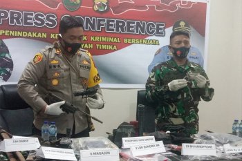 Kapolres Mimika: KKB wilayah Kali Kopi miliki lebih dari 10 pucuk senpi