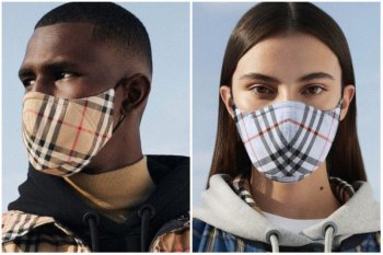 Burberry hadirkan masker kain dengan motif ikonik