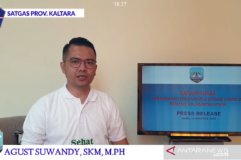 Satu pasien COVID-19 dinyatakan sembuh di Kaltara