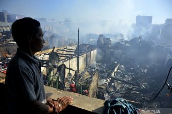 Dinas Sosial Makassar buka posko untuk korban kebakaran