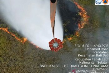 BPBD kerahkan helikopter "water bombing" padamkan karhutla di Kalsel