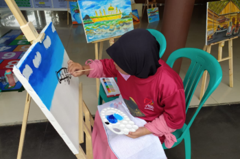 70 peserta ambil bagian ikuti lomba lukis koleksi museum tingkat SD