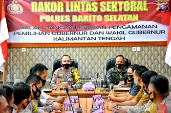 Polres Barsel mantapkan persiapan pengamanan pilkada serentak