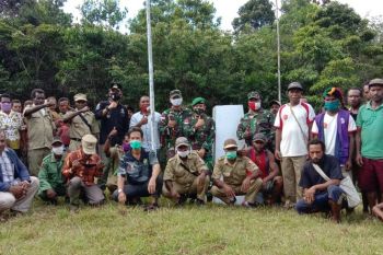 Dandim 1711 ajak warga Yatetkun Boven Digoel dukung pembangunan PLBN