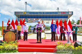Menteri BUMN Erick Thohir sebut tol pertama di Aceh bukti pemerataan pembangunan