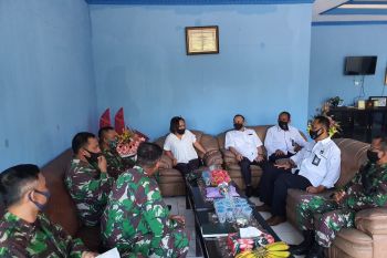 Waka Pendam XVII/Cenderawasih silaturahim dengan tiga media Jayapura