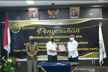 LKPD Kabupaten Mappi akhirnya terima opini WDP dari BPK RI