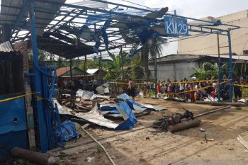 Tabung gas meledak, 4 orang tewas dan 9 luka berat