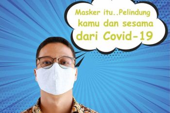 Bantul mengkampanyekan pemakaian masker secara benar melalui medsos